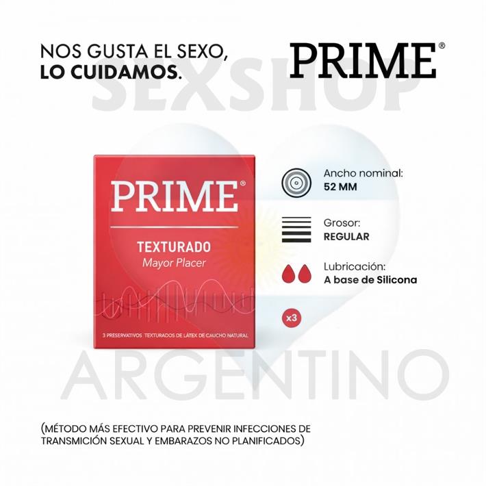 Preservativo Prime Texturado
